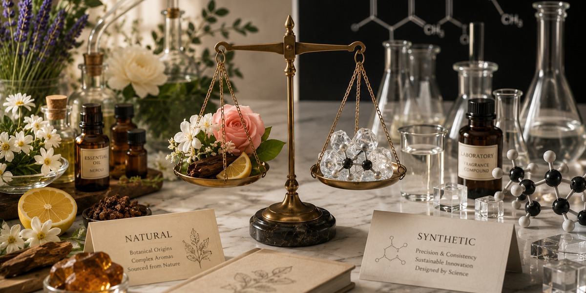 Natural vs Synthetic — the balance of fragrance creation