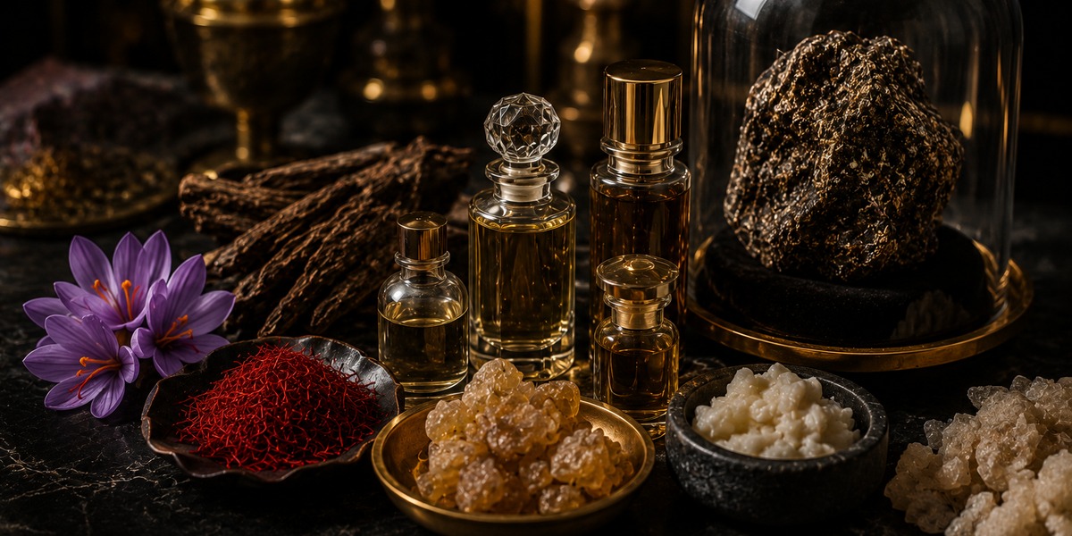 The world's most expensive fragrance ingredients — saffron, ambergris, oud and rare resins