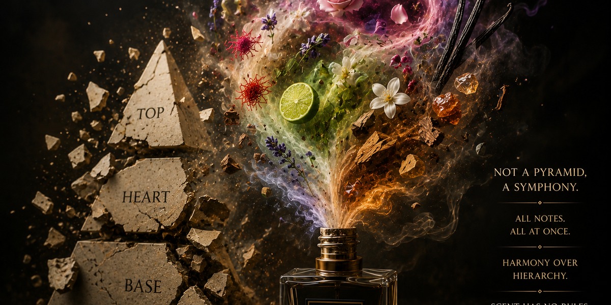 Breaking the fragrance pyramid — not a pyramid, a symphony