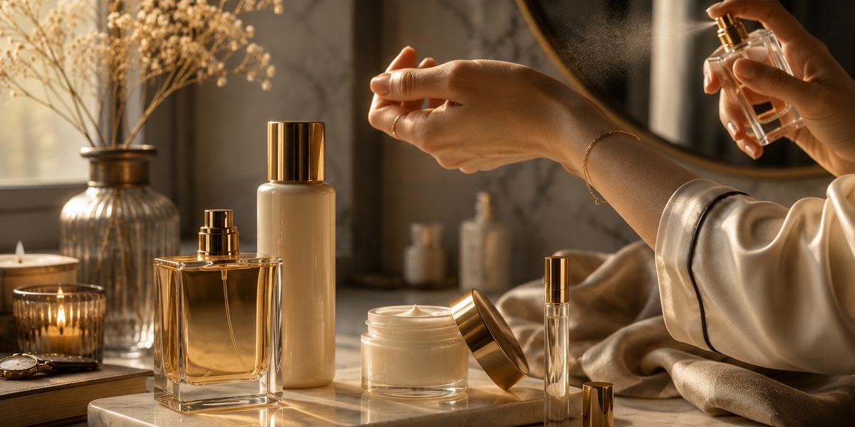 Perfume application and layering technique