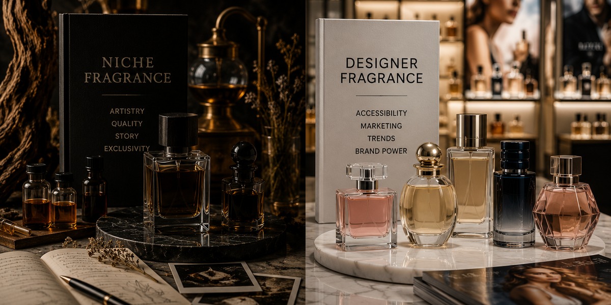 Niche vs Designer Fragrance