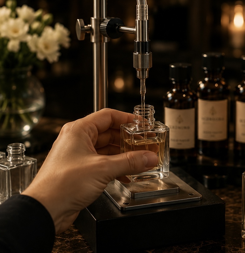 Scent discovery session: trialling blends with a Scent Sommelier